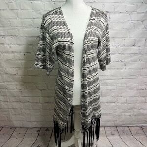 Noblita Open Knit Cardigan Small